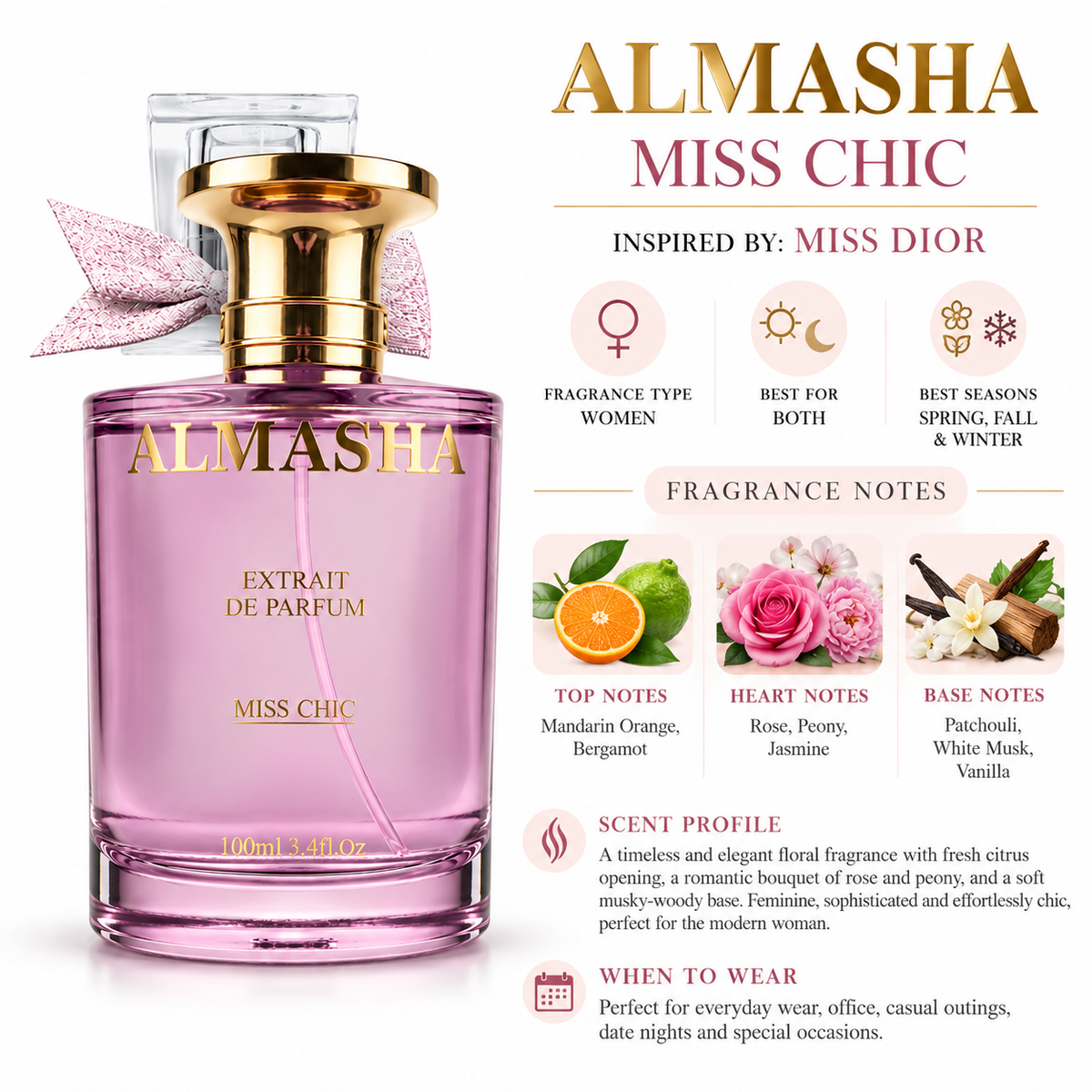 Miss Chic Inspired by Miss Dior | 100ML