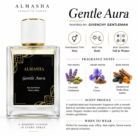 Gentle Aura Inspired by Givenchy Gentleman - 50ml