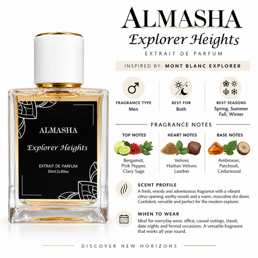 Explorer Heights Inspired by Mont Blanc Explorer – 50ml Extrait de Parfum