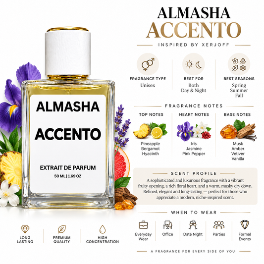 Accento Inspired by Xerjoff 50ml Extrait de Parfum