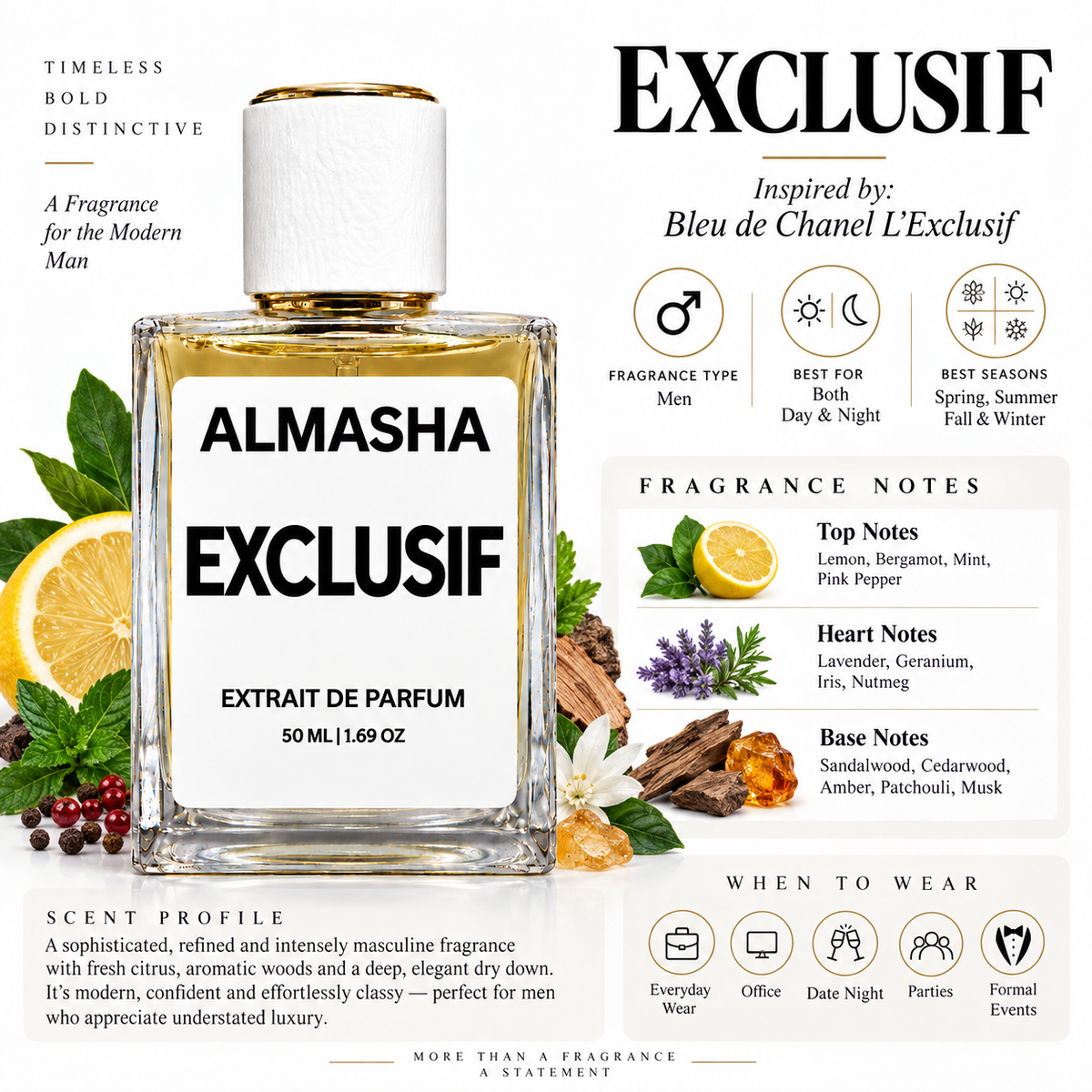 Exclusif Inspired by Bleu de Chanel L’Exclusif 50ml