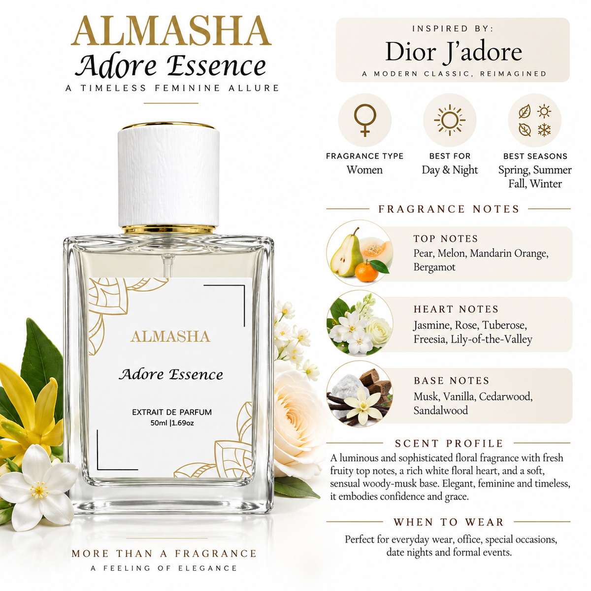 Adore Essence Perfume for Women – Inspired by J’adore