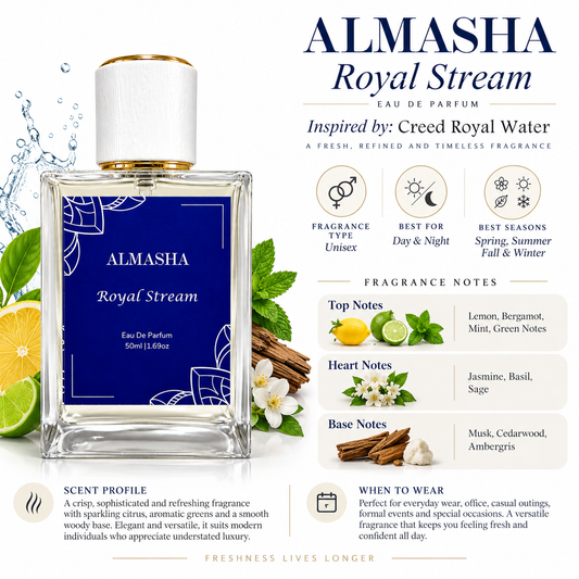 Royal Stream Inspired by Creed Royal Water Eau de Parfum 50ml
