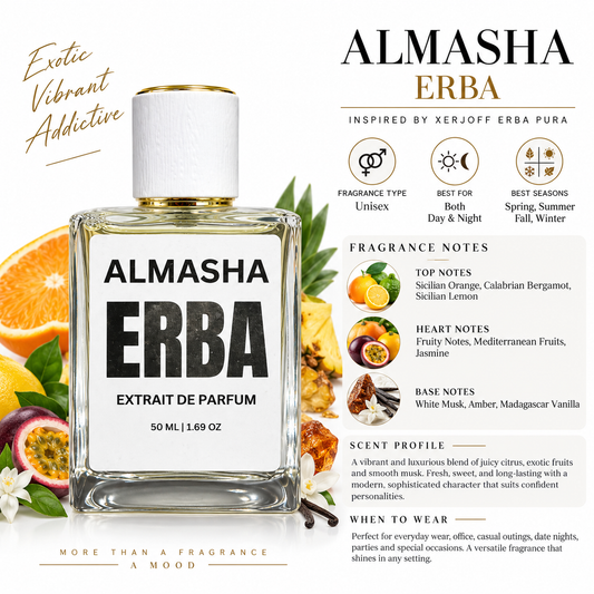 Erba Extrait de Parfum 50ml – Inspired by Xerjoff Erba Pura