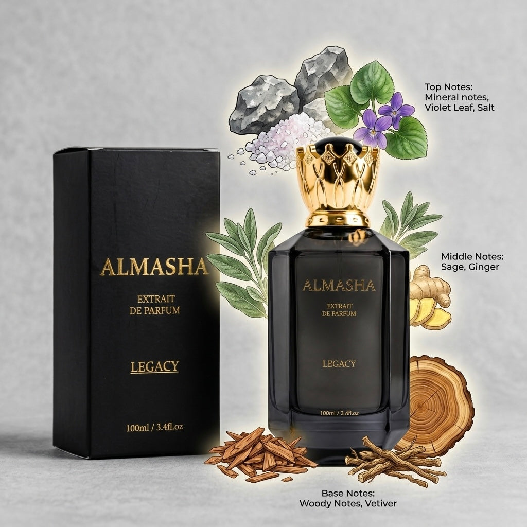 Legacy Inspired by Uomo Born in Roma for Men – Luxury Long Lasting Woody Spicy Cologne Spray 100ml