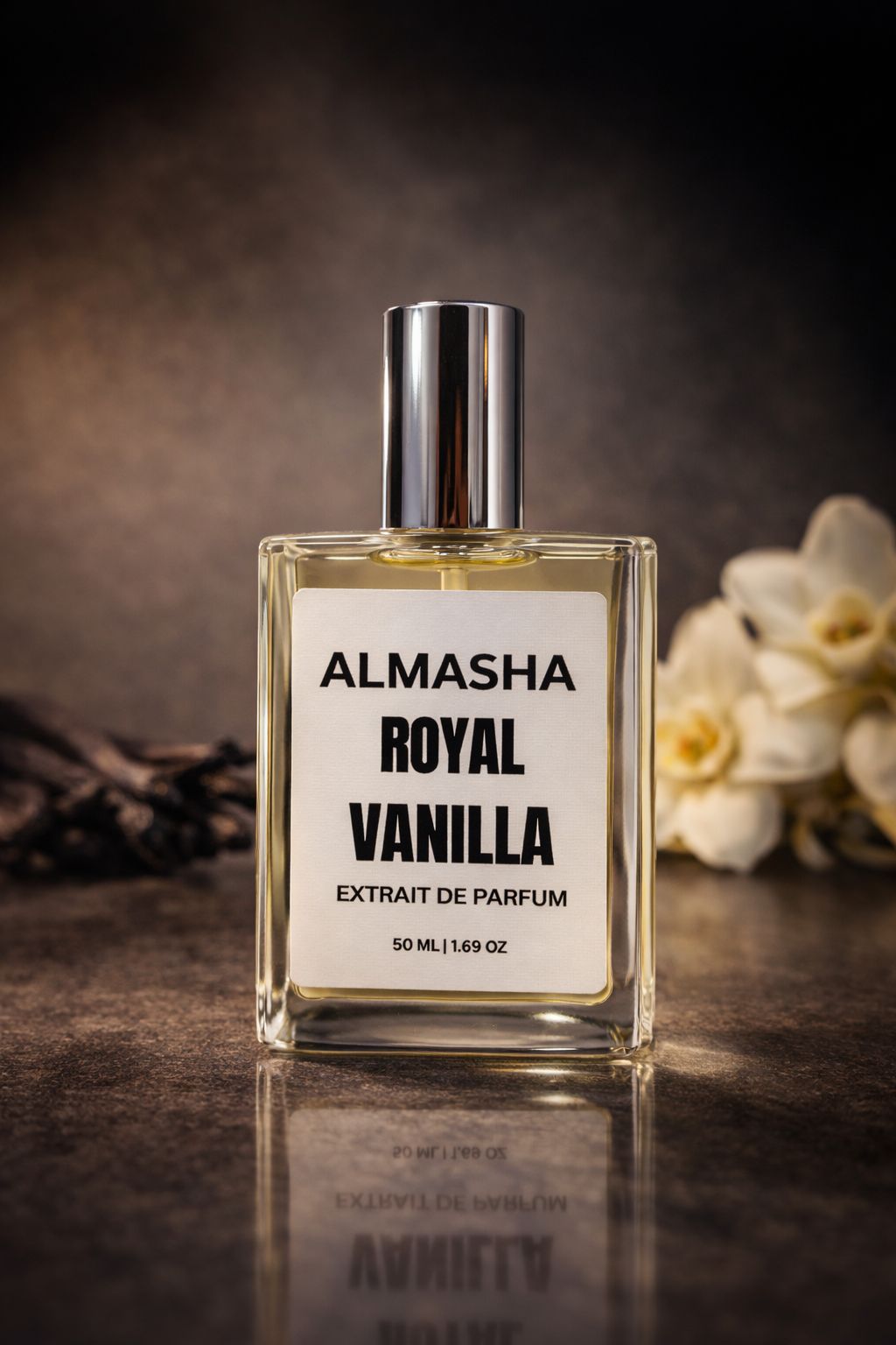 Royal Vanilla Inspired Perfume | Sweet Creamy Vanilla Oriental Luxury Fragrance | Long-Lasting Extrait De Parfum Unisex
