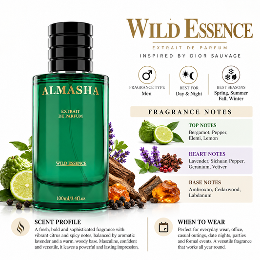 Wild Essence Inspired by Dior Sauvage | 100 ML