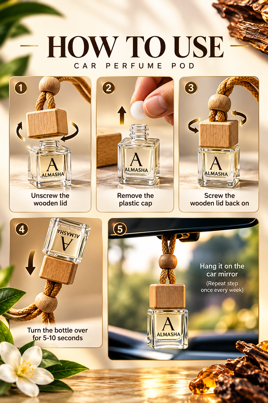 CAR PERFUME HANGING POD | CAR FRESHNERS | CAR SCENTS