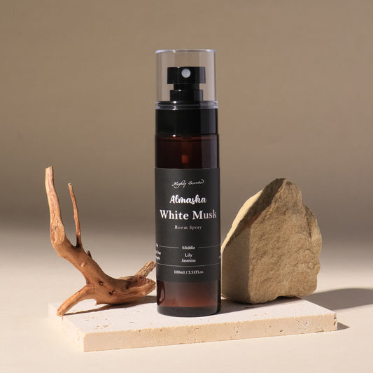 White Musk Room Freshener – Soft, Elegant & Long-Lasting Aroma | Almasha Perfumes