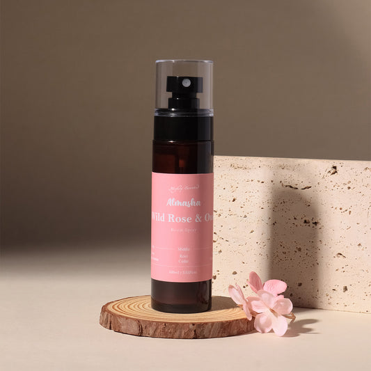 Wild Rose & Oud Room Freshener – Floral Luxury with Oriental Touch | Almasha Perfumes