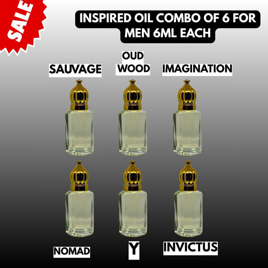 Luxury Inspired Perfume Combo (Set of 6) – For HIM
