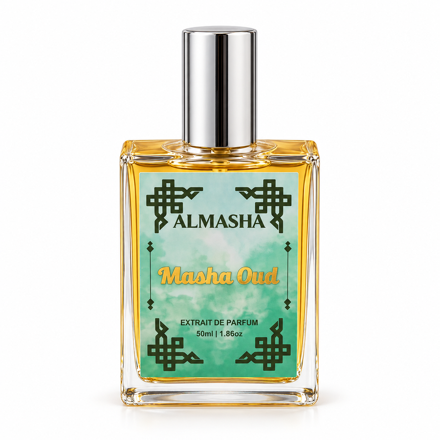 Masha Oud Extrait de Parfum 50ml | Luxury Long-Lasting Oud Fragrance | ALMASHA