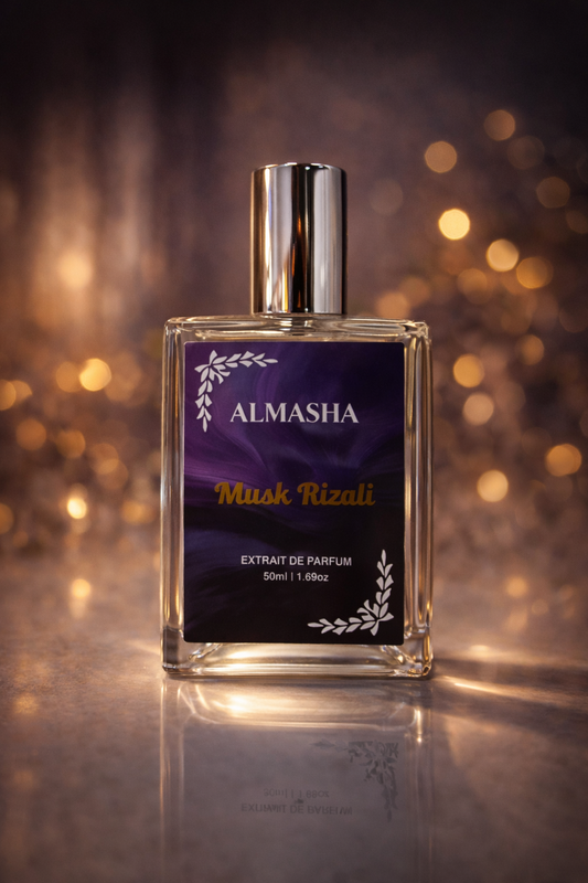 Musk Rizali Perfume | Rich Musky Oriental Luxury Fragrance | Long-Lasting Extrait De Parfum for Men & Women