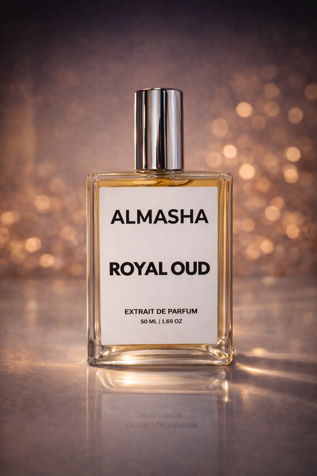 Royal Oud Inspired Perfume | Elegant Woody Oud Luxury Fragrance | Long-Lasting Extrait De Parfum for Men & Women