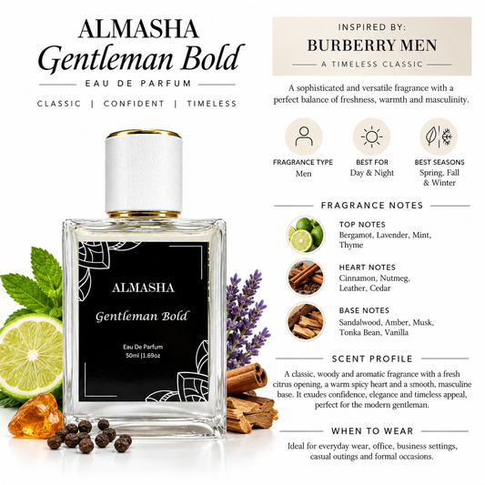 Gentleman Bold Inspired by Burberry Men – 50ml Eau de Parfum