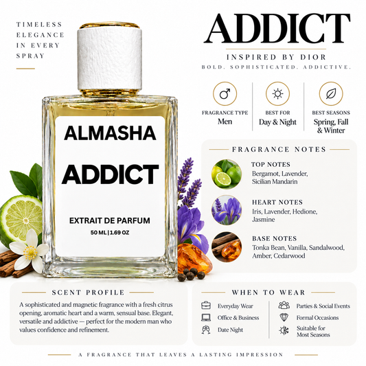 Addict Inspired by Dior 50ml Extrait de Parfum | Long Lasting Fragrance