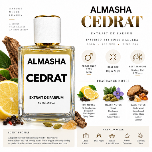 Cedrat Inspired by Mancera Cedrat Boise – 50ml Extrait de Parfum
