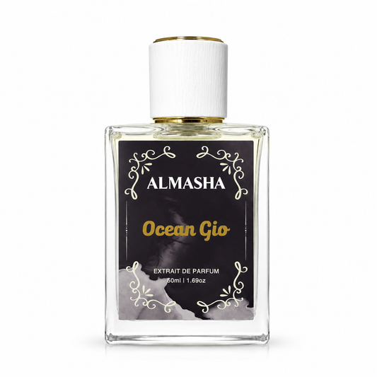 Almasha Ocean Gio – Inspired by Acqua di Gio by Armani | 50ml Extrait de Parfum