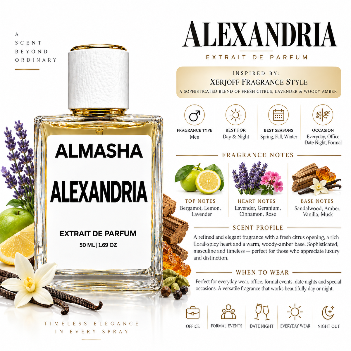Alexandria Inspired by Xerjoff Alexandria II – 50ml