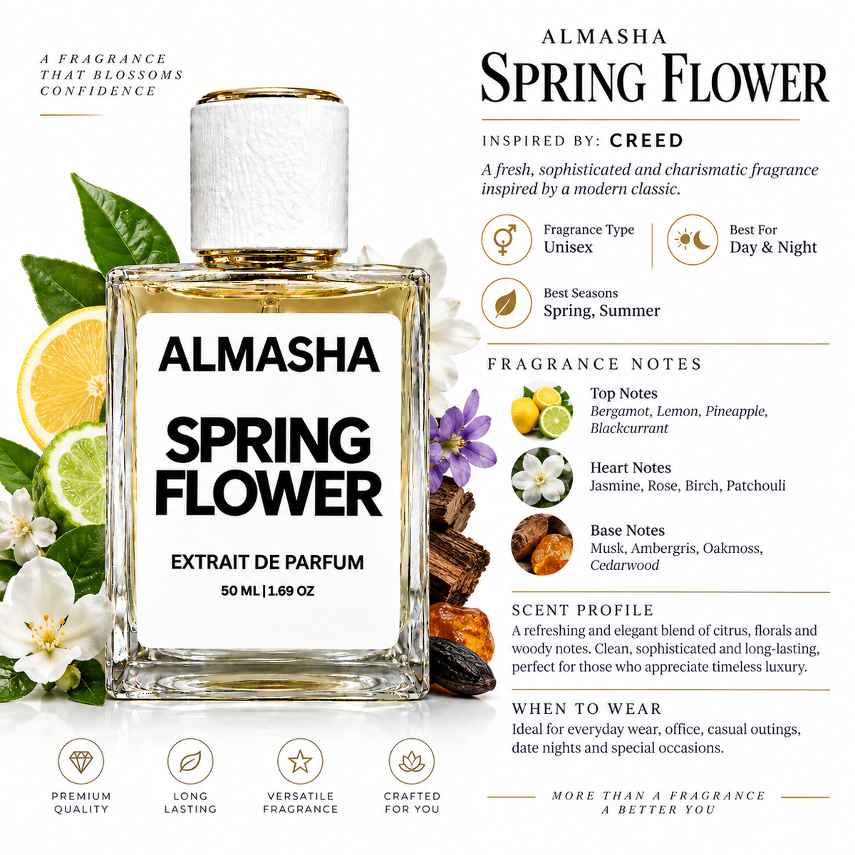 Spring Flower Inspired by Creed Spring Flower – 50ml
