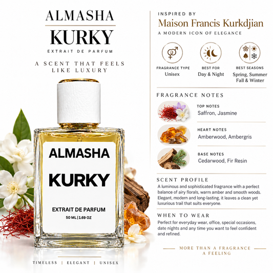 Kurky Inspired by Maison Francis Kurkdjian – 50ml
