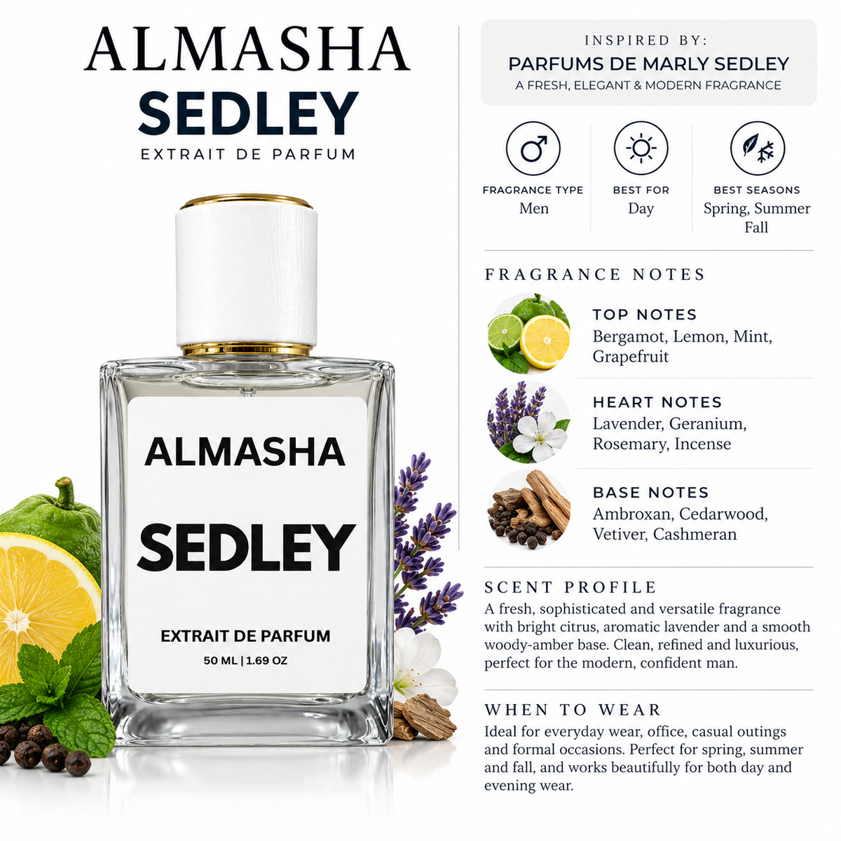 Sedley Inspired by Parfums de Marly Sedley – 50 ML