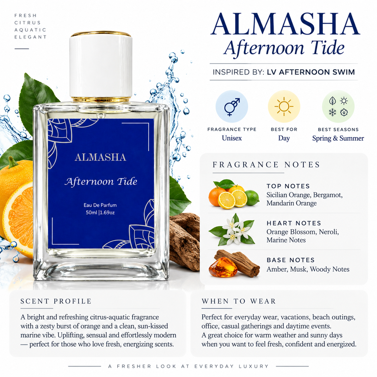 Afternoon Tide Inspired by Afternoon Swim – 50ml Eau de Parfum
