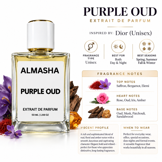 Purple Oud Inspired by Dior Purple Oud – 50 ML