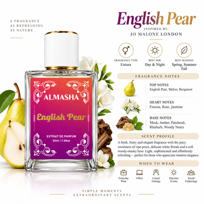 English Pear Inspired by Jo Malone London – 50ml Extrait de Parfum