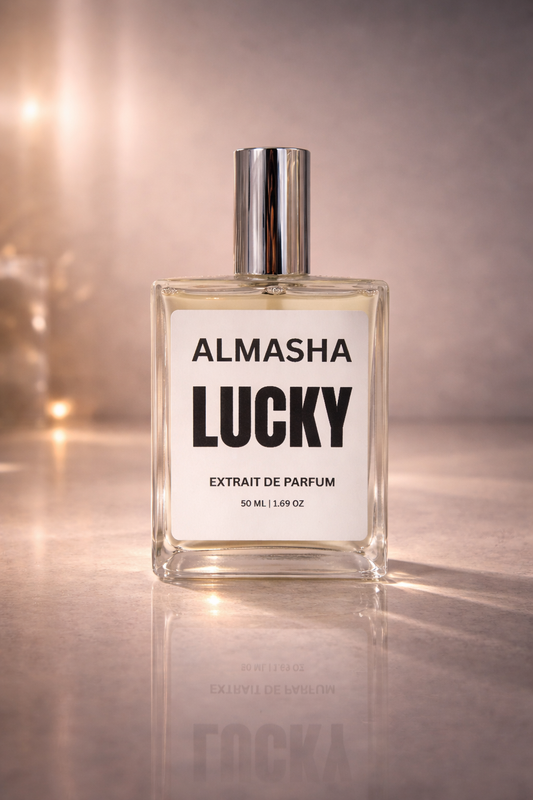 Lucky Inspired Perfume | Sweet Nutty Woody Luxury Fragrance for Men | Long-Lasting Extrait De Parfum