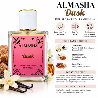 Dusk Extrait de Parfum 50ml – Vanilla Fragrance