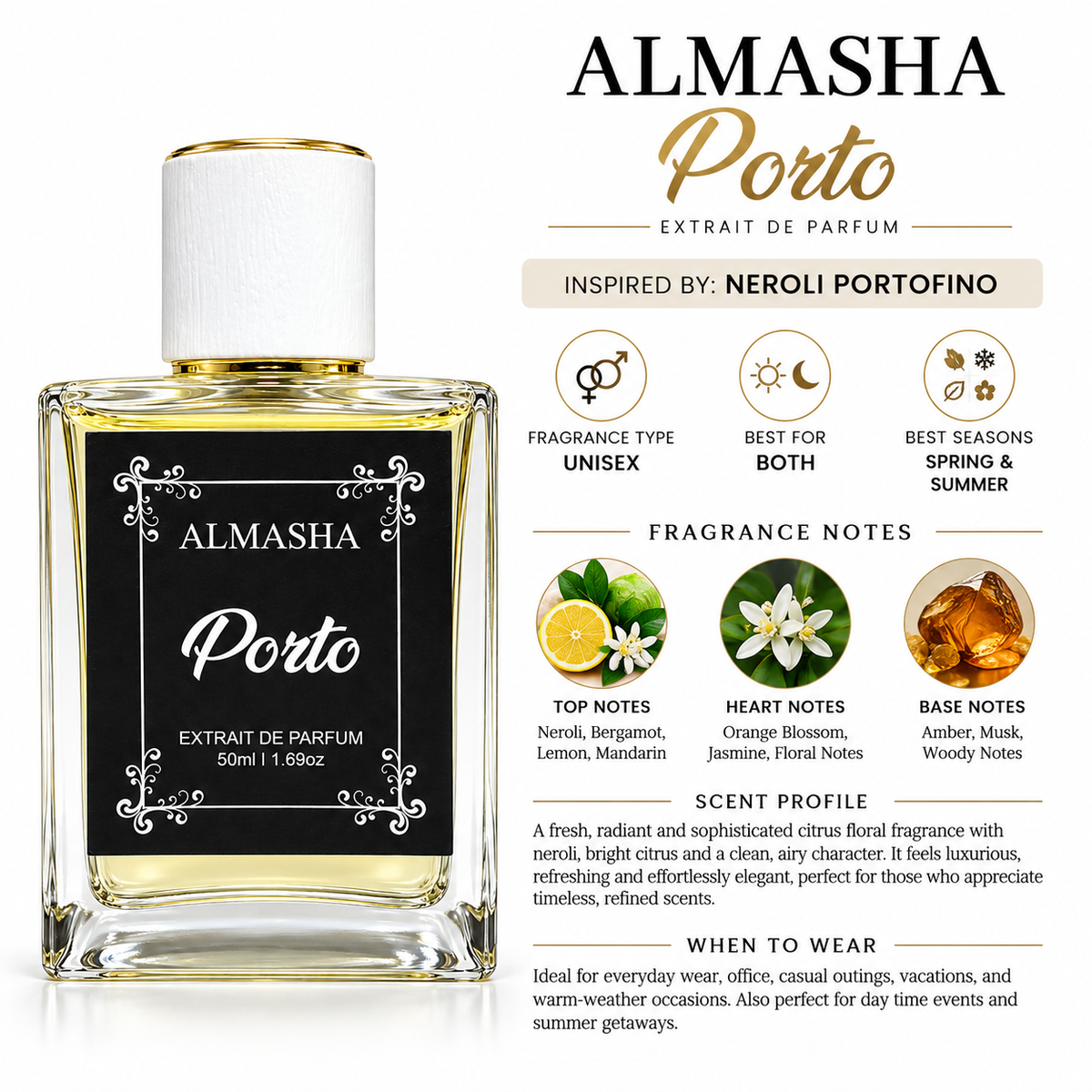 Porto Extrait de Parfum – Inspired by Neroli Portofino