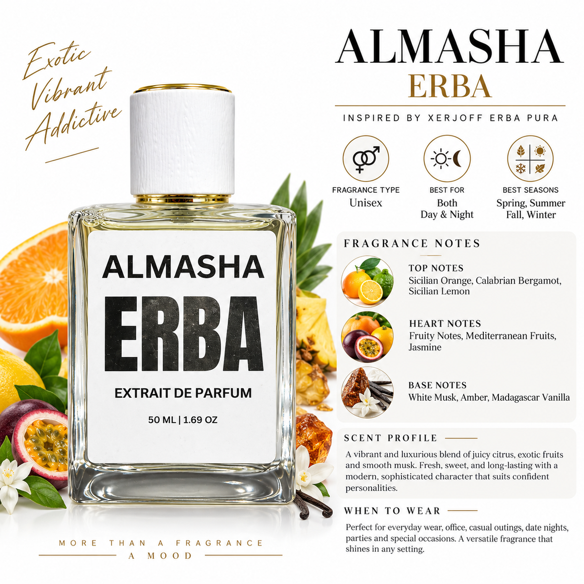 Erba Extrait de Parfum 50ml – Inspired by Xerjoff Erba Pura