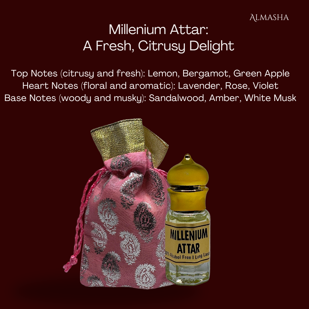 Millenium Attar: A Fresh, Citrusy Delight