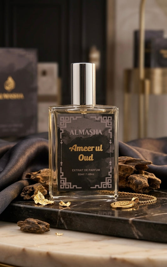 Ameer ul Oud Perfume | Rich Smoky Oud & Woody Luxury Fragrance | Long-Lasting Extrait De Parfum