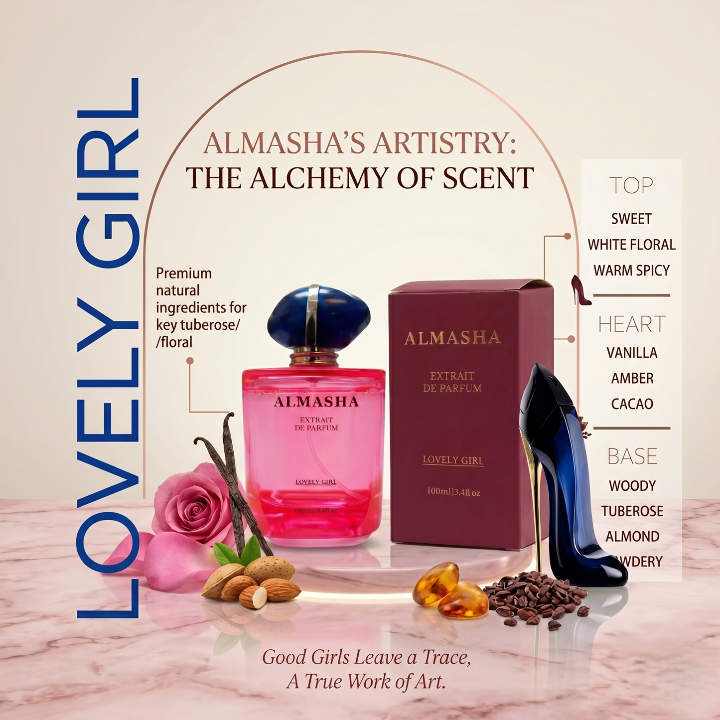 Lovely Girl Inspired by Carolina Herrera Good Girl | 100 ML