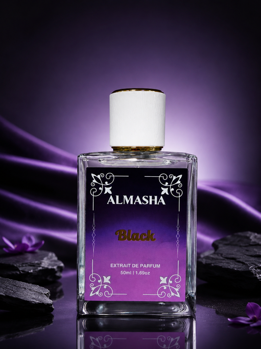 Black Extrait De Parfum | Luxury Men’s Woody Aromatic Fragrance |