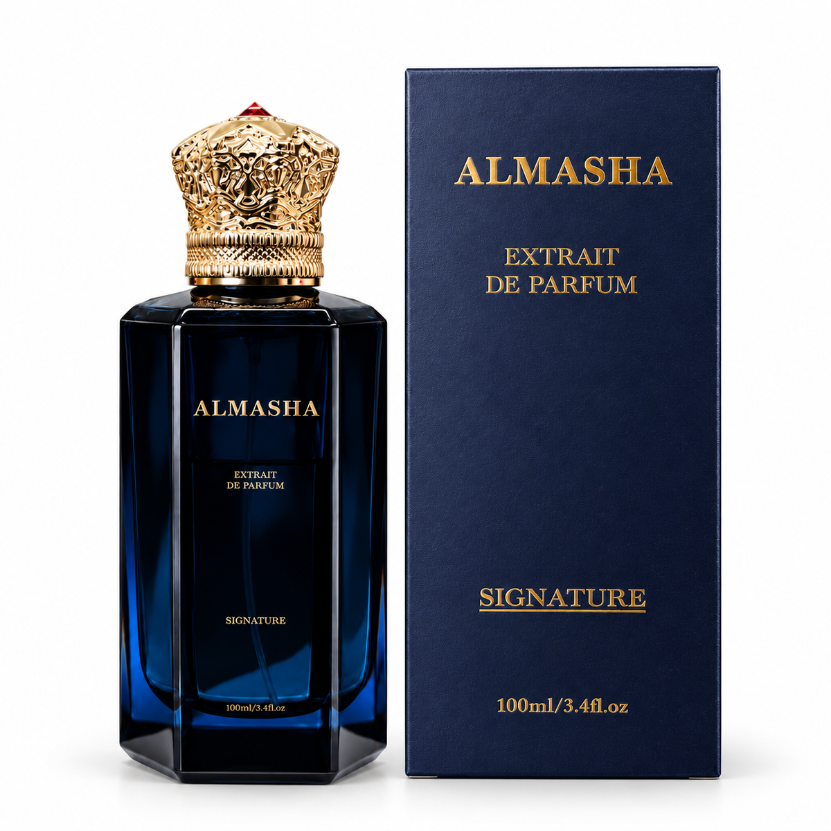 Almasha Signature Extrait de Parfum – Unisex Luxury Perfume, 100ml