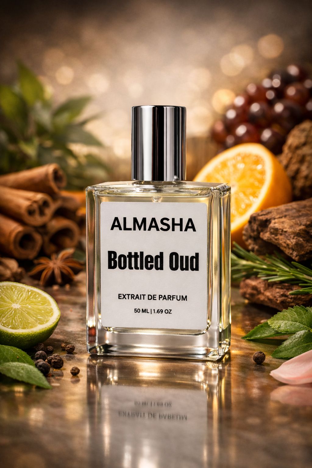 Bottled Oud Inspired Perfume | Rich Woody Oud Luxury Fragrance for Men | Long-Lasting Extrait De Parfum