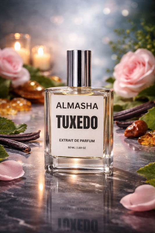 Tuxedo Inspired Perfume | Spicy Woody Amber Luxury Fragrance for Men | Long-Lasting Extrait De Parfum